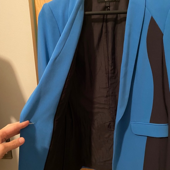 🌹SOLD🌹 Rag & Bone Black Blue Hefferson Blazer - Picture 7 of 11